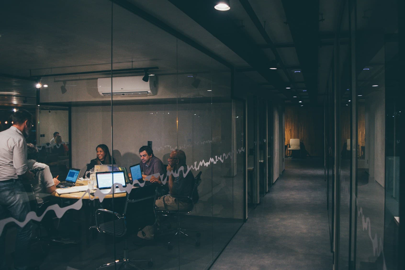 managing director in office environment